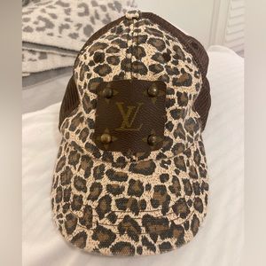 LV cheetah hat